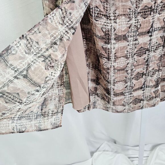 Tapemeasure Brown and Black Print Midi Skirt Size 12 - Picture 2 of 9